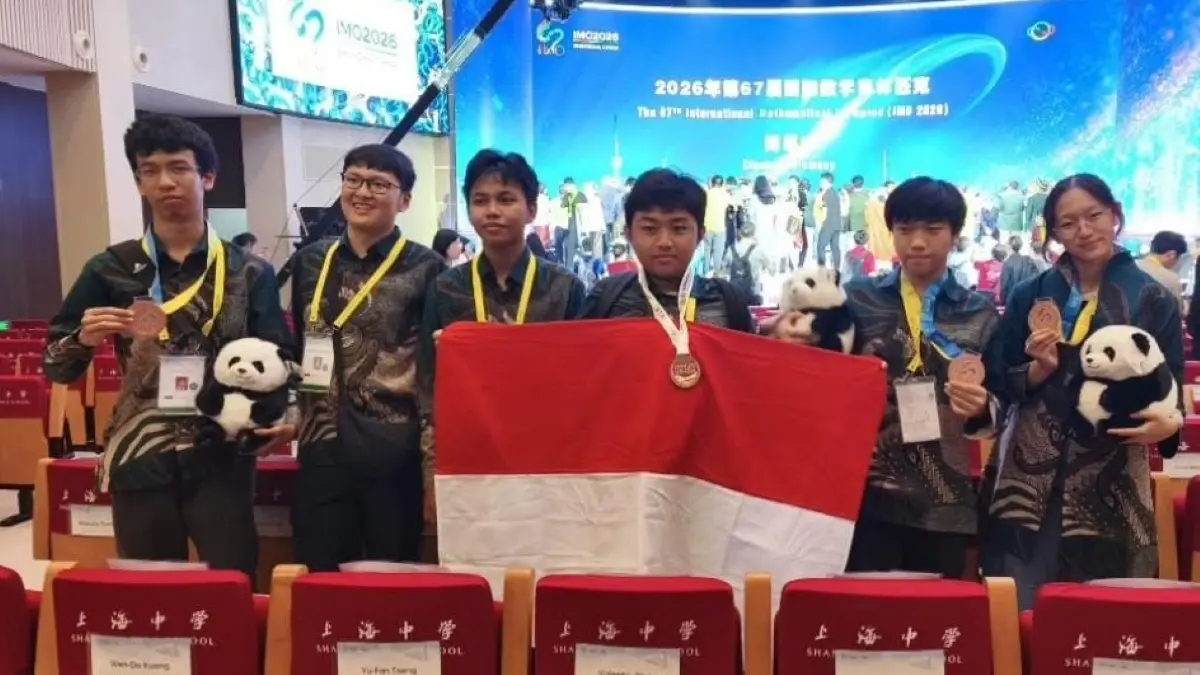 Matematika Bikin Bangga! Indonesia Raih 3 Medali di IMO 2026