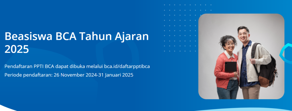 Persyaratan Beasiswa BCA Finance 2025 untuk Program Pendidikan Teknik Informatika (PPTI)